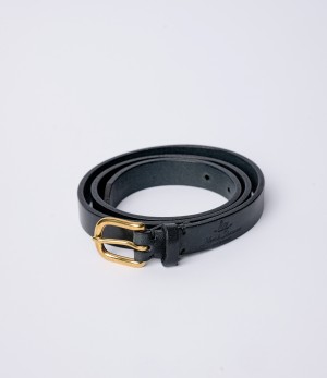 Black Merz B. Schwanen BELT20 Saddle Leather (2cm / 0.79in) Men Belt | MERZ5947381