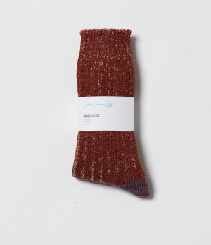 Brown Merz B. Schwanen MW72 Men Socks | MERZ1243987