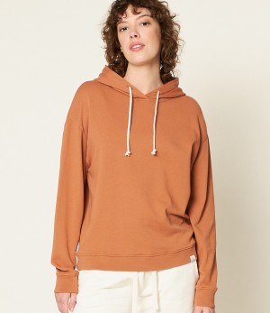 Brown Merz B. Schwanen WHD11 Women Hoodie | MERZ3097481