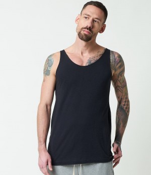 Grey Merz B. Schwanen 136 loopwheeled Men Tank Top | MERZ1594673