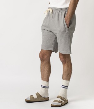 Grey Merz B. Schwanen 356 loopwheeled Men Sweatshorts | MERZ9705324