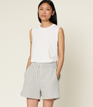 Grey Merz B. Schwanen WSPS02 Women Sweatshorts | MERZ3810467