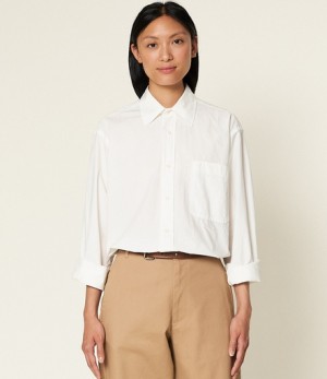 White Merz B. Schwanen SHIRT01 Women Shirts | MERZ2514069