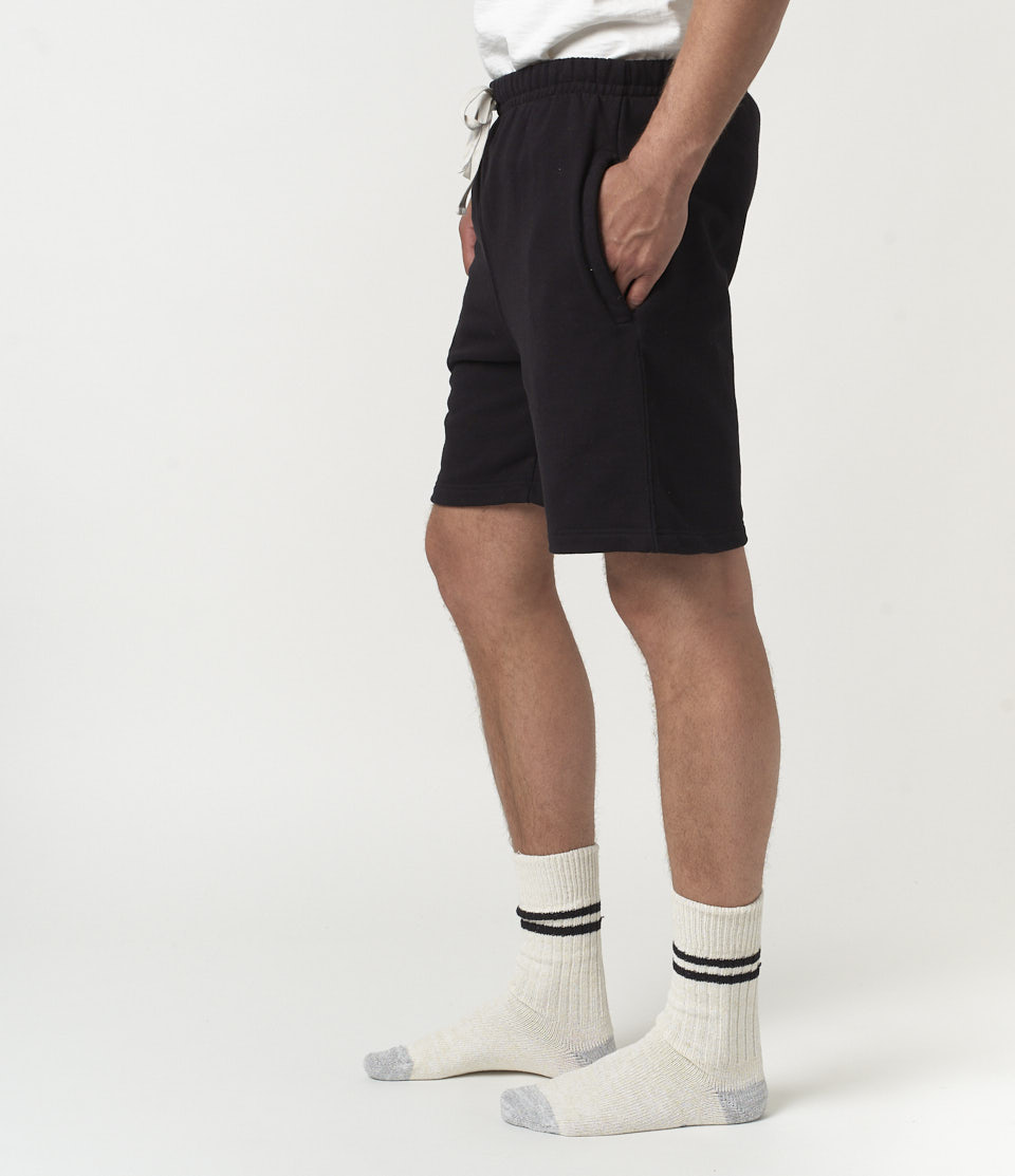 Black Merz B. Schwanen 356 loopwheeled Men Sweatshorts | MERZ5263094