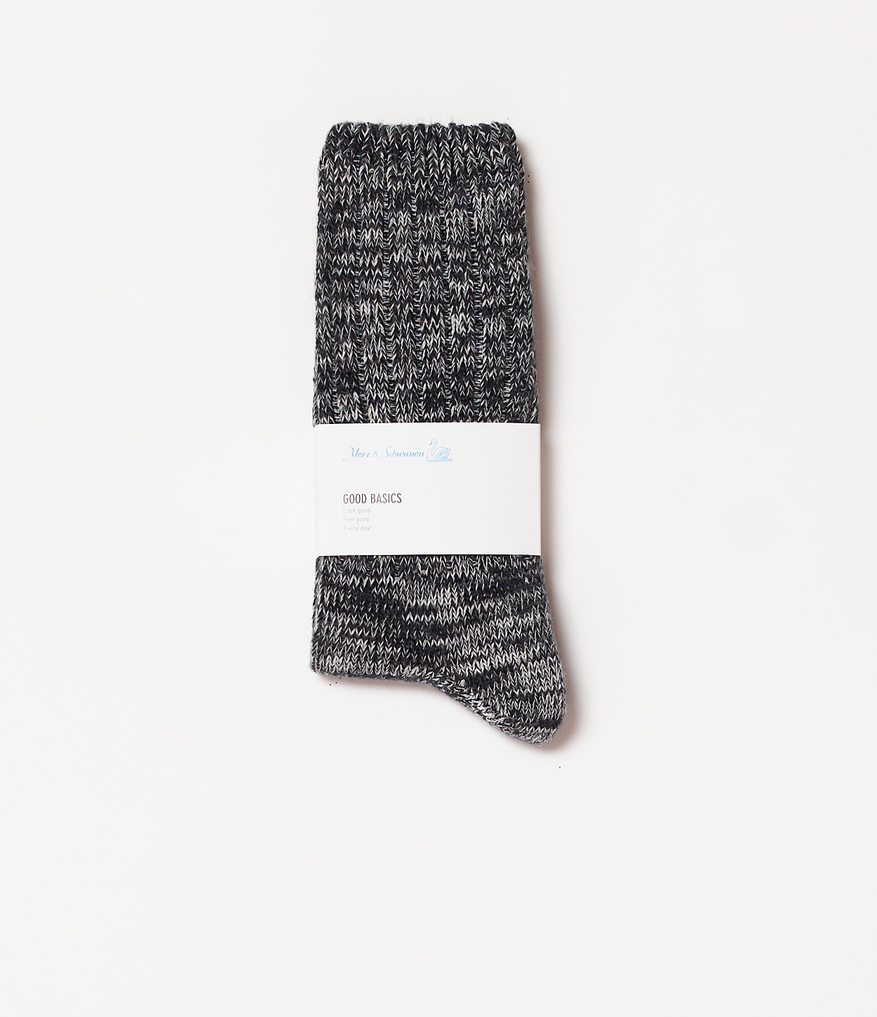 Black Merz B. Schwanen GS07 Men Socks | MERZ0736285