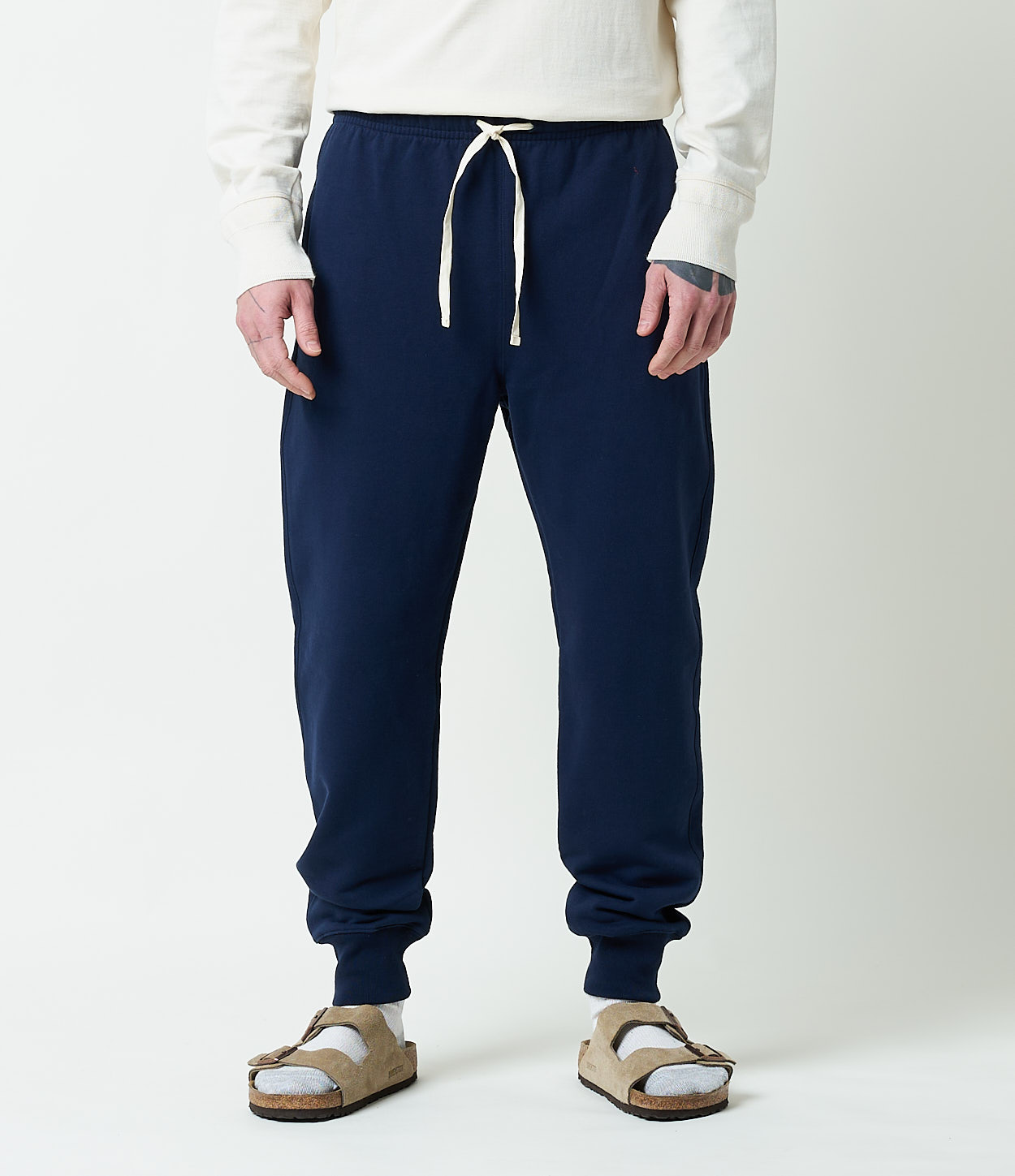 Blue Merz B. Schwanen 359 loopwheeled Men Sweatpants | MERZ8714250