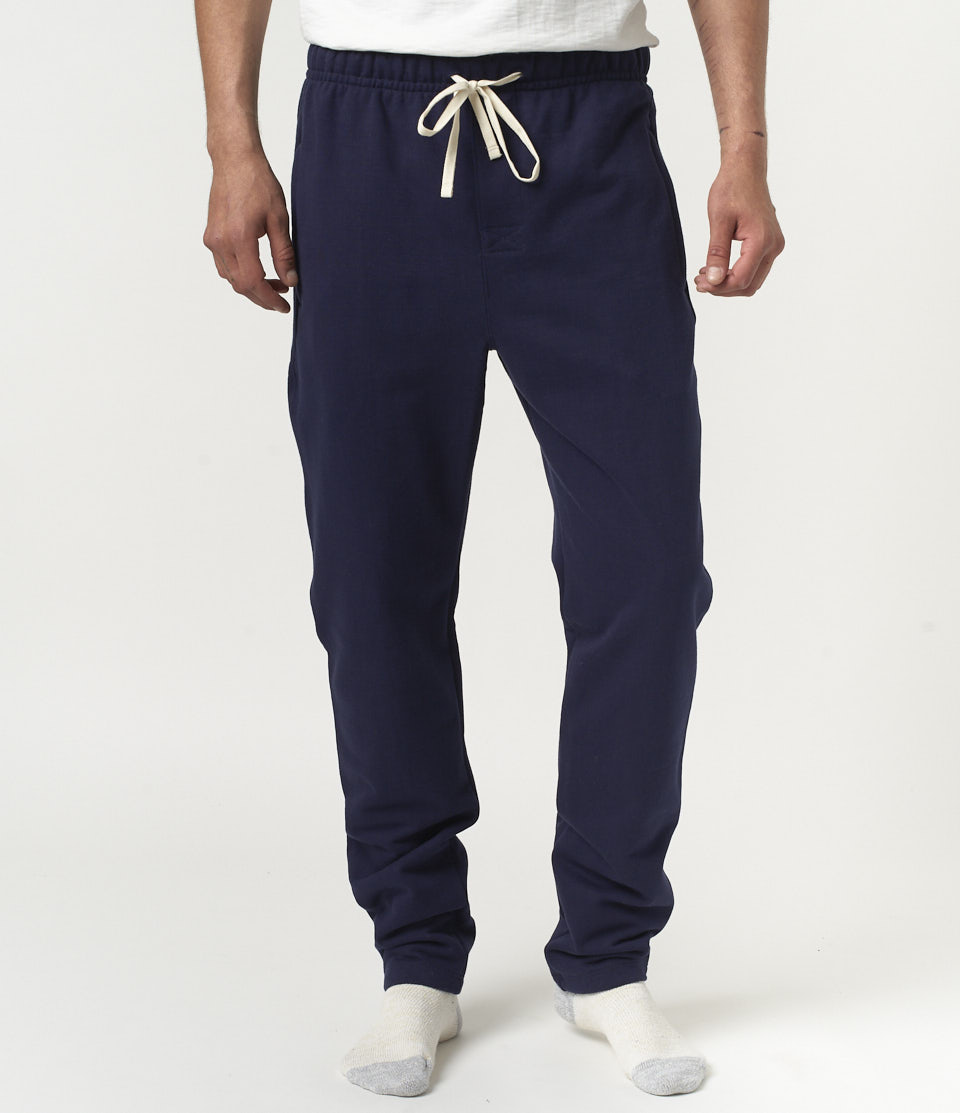 Blue Merz B. Schwanen 3S50 loopwheeled Men Sweatpants | MERZ9152064