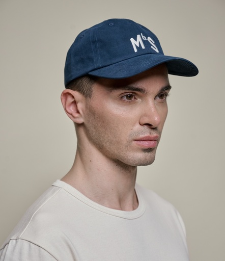 Blue Merz B. Schwanen CAP02 MbS logo Men Caps | MERZ5326078