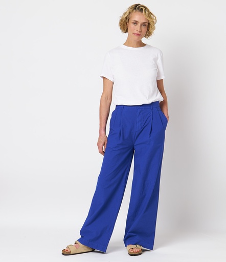 Blue Merz B. Schwanen PANTS04 wide Women Pants | MERZ9014763