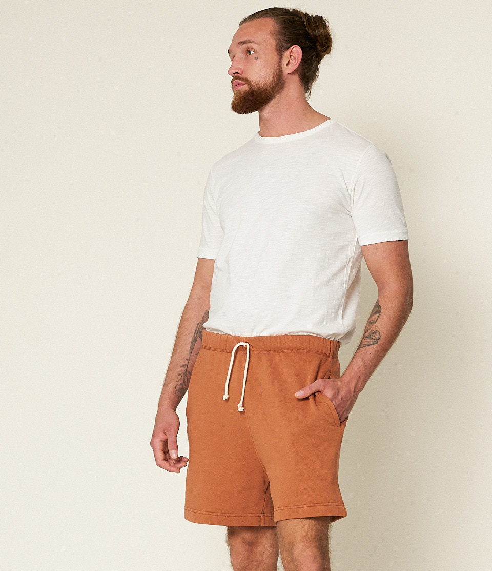 Brown Merz B. Schwanen SPS05 Men Sweatshorts | MERZ9476312