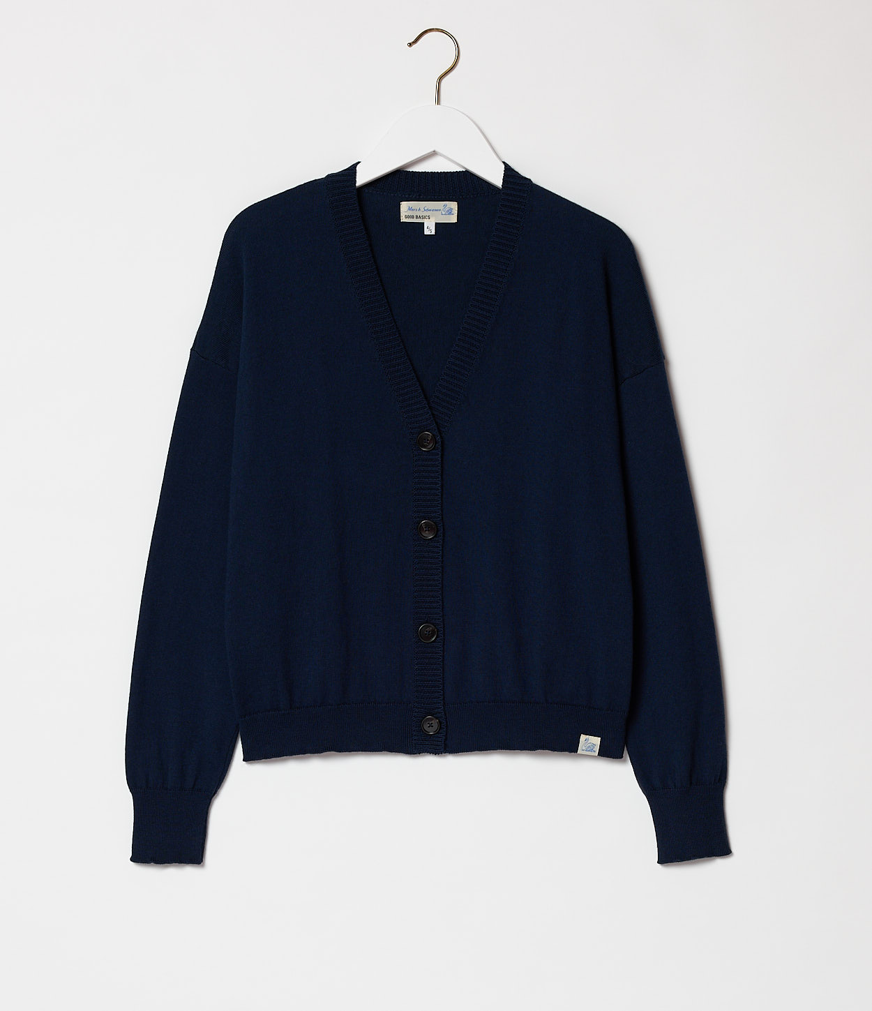 Deep Blue Merz B. Schwanen WCC01 cropped Women Cardigan | MERZ1483576