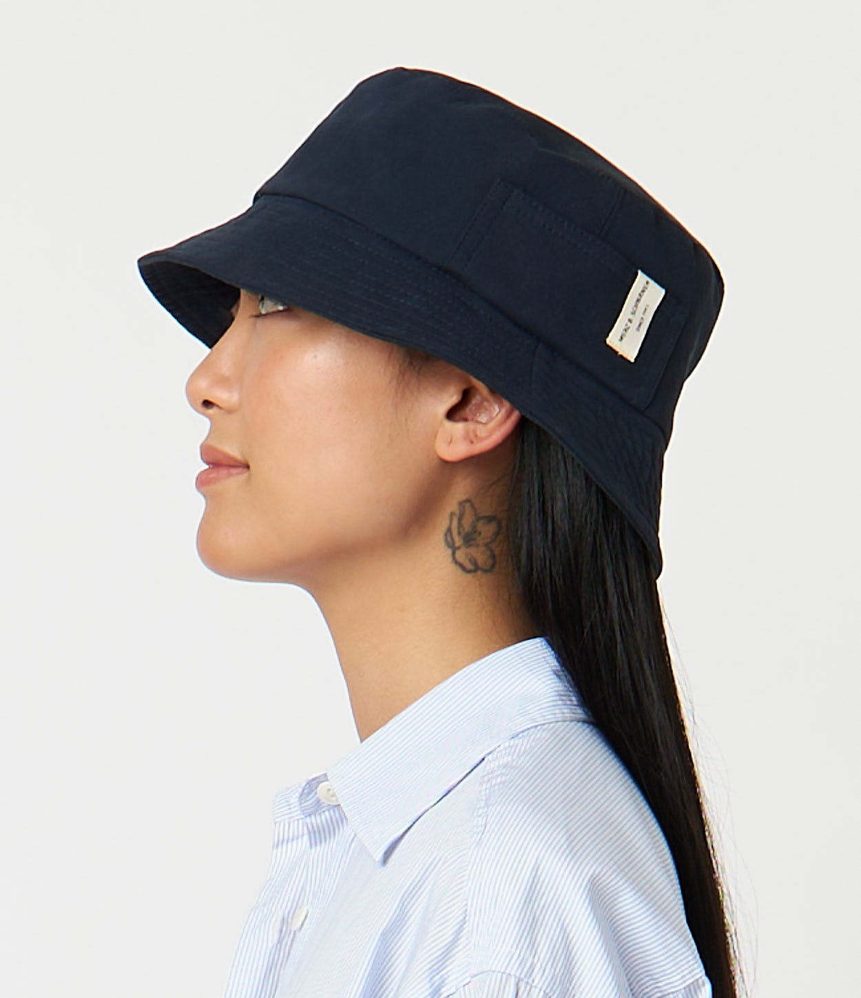 Navy Merz B. Schwanen BH03 Women Bucket Hats | MERZ8047352