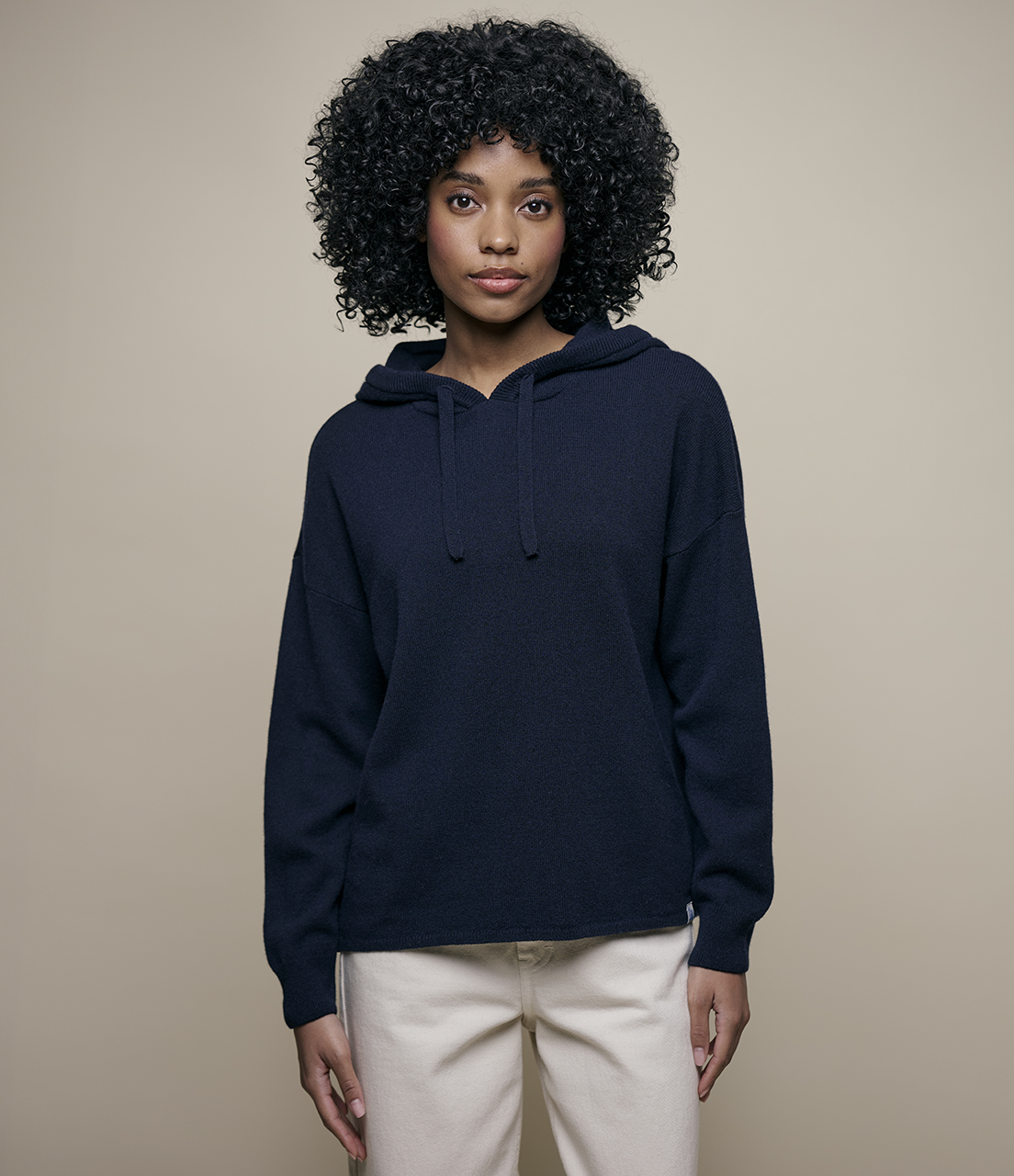 Navy Merz B. Schwanen SKHD04 relaxed fit Women Hoodie | MERZ6053418