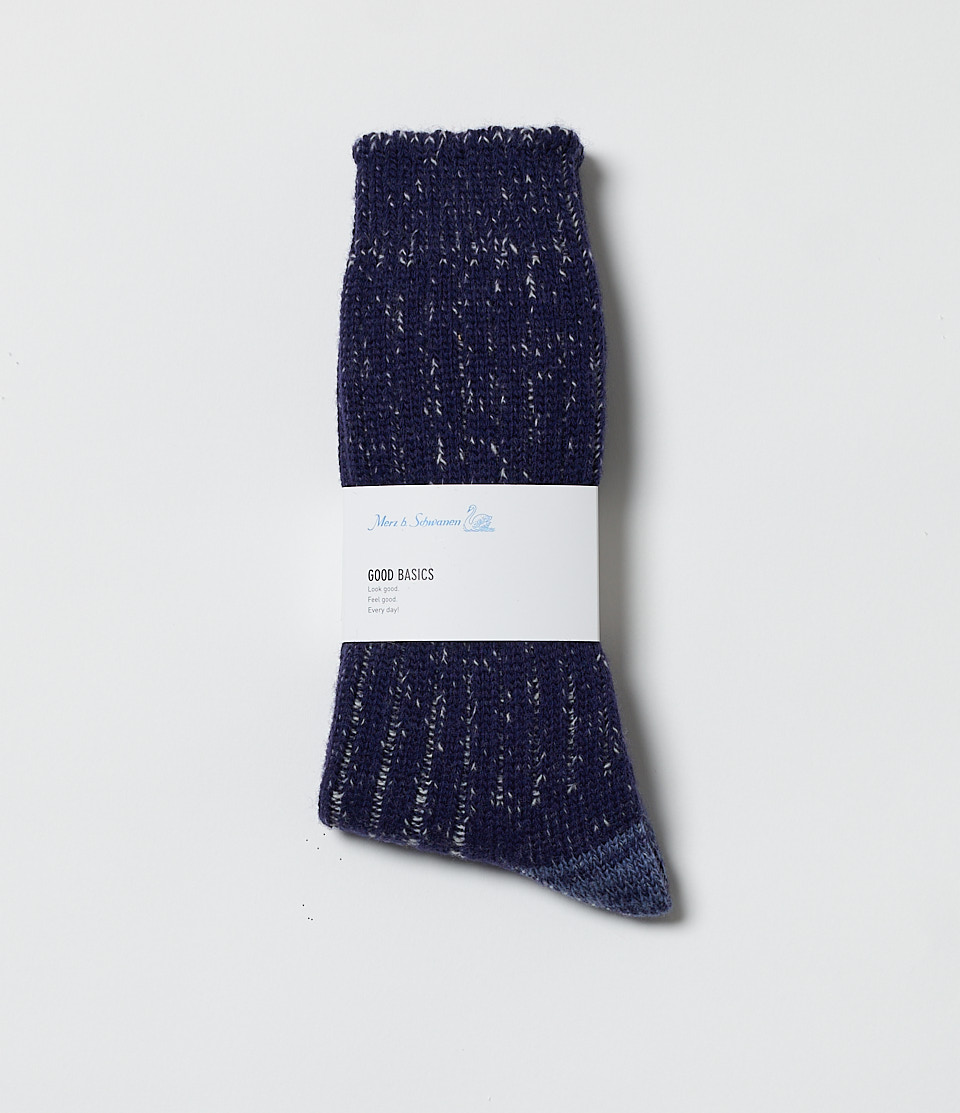 Purple Blue Merz B. Schwanen MW72 Women Socks | MERZ4190725