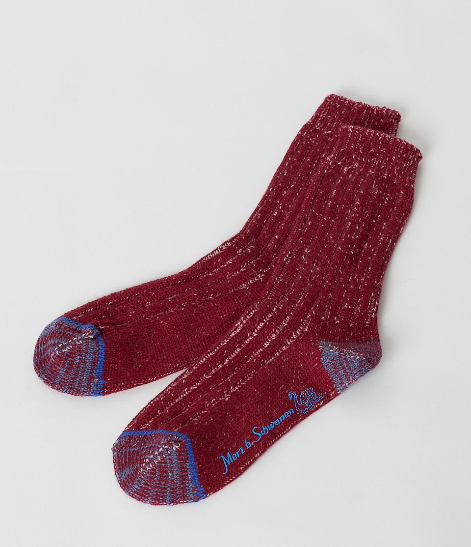 Red Merz B. Schwanen MW72 Women Socks | MERZ2179084