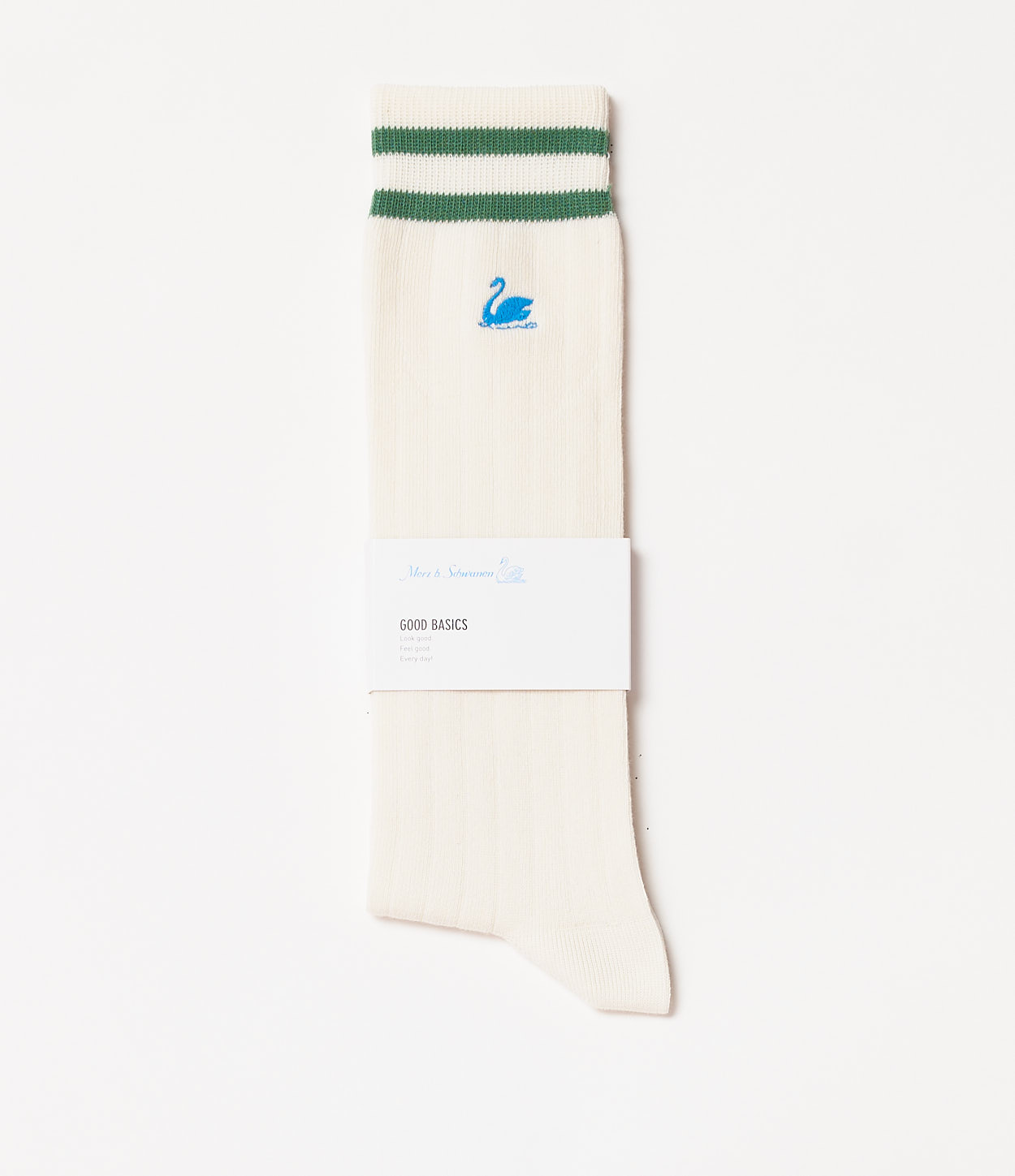 White Merz B. Schwanen GS08 cotton Women Socks | MERZ4593821